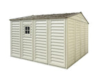 DuraMax 10.5’x13′ Woodbridge Plus Vinyl Shed with Foundation