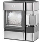 GE Profile OPAL01GEPKT Opal | Countertop Nugget Ice Maker, Stainless Steel Wrap with Gray Accents &amp; LED Lighting