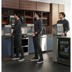 GE Profile OPAL01GEPKT Opal | Countertop Nugget Ice Maker, Stainless Steel Wrap with Gray Accents &amp; LED Lighting