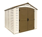 DuraMax 8’x8′ Premier Series Duraplus Vinyl Shed with Foundation