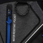 Rife Golf Blue Black Gray Stand Bag Light Weight Dobby Nylon with 9 inch, 7-Way Friendly Separator Top, Front Position Putter Compartment