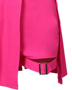 mock neck sleeveless crop top &amp; skirt set