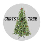 Saibaiyee 6 FT Artificial Green PVC Christmas Tree with Pinecones and Red Berries, Hinged Christmas tree