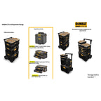 TOUGHSYSTEM 2.0 Tool Organizer and Stora3 Drawer Unit (DWST08330)