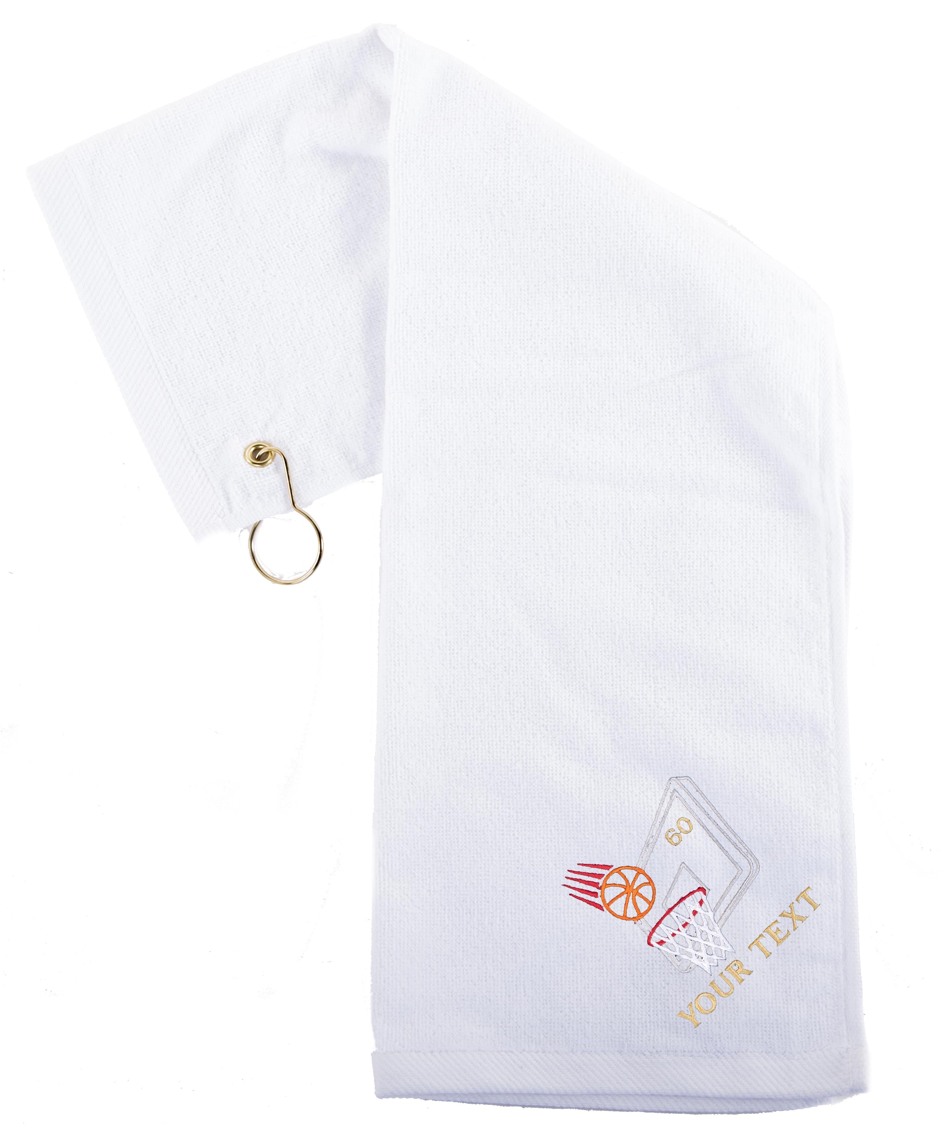 Custom Basketball Towels, Sports Towels, Personalized Basketball Towels for Teams - Basket