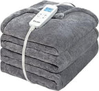 Heated Throw Blankets,  Electric Blanket 50'' x 60'' with 6 Heating Levels  8 Timer Settings Auto-Off, Super Cozy Flannel Fast Heating  Machine Washable Weighted Blanket for Home Use