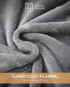 Heated Throw Blankets,  Electric Blanket 50'' x 60'' with 6 Heating Levels  8 Timer Settings Auto-Off, Super Cozy Flannel Fast Heating  Machine Washable Weighted Blanket for Home Use