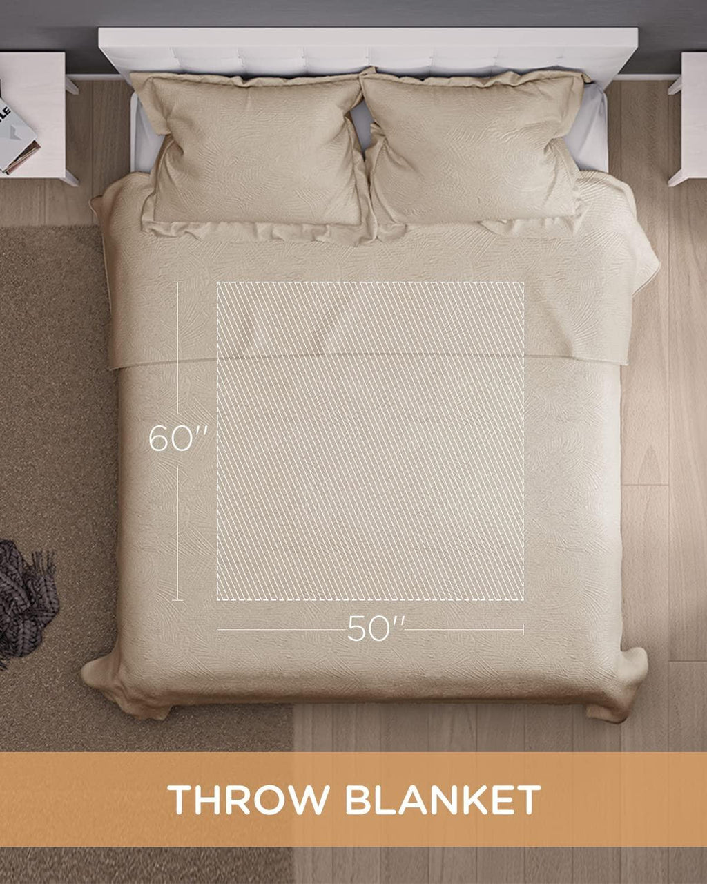 Heated Throw Blankets,  Electric Blanket 50'' x 60'' with 6 Heating Levels  8 Timer Settings Auto-Off, Super Cozy Flannel Fast Heating  Machine Washable Weighted Blanket for Home Use