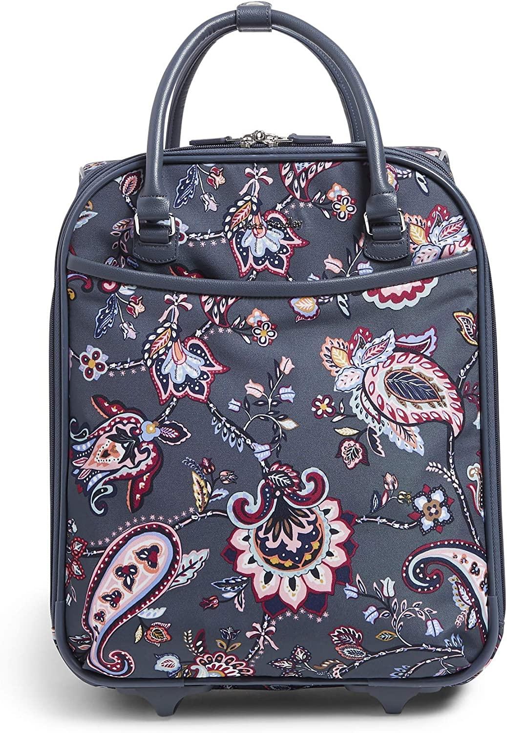 Women's Softside Rolling Work Bag Luggage, Black, One Size US