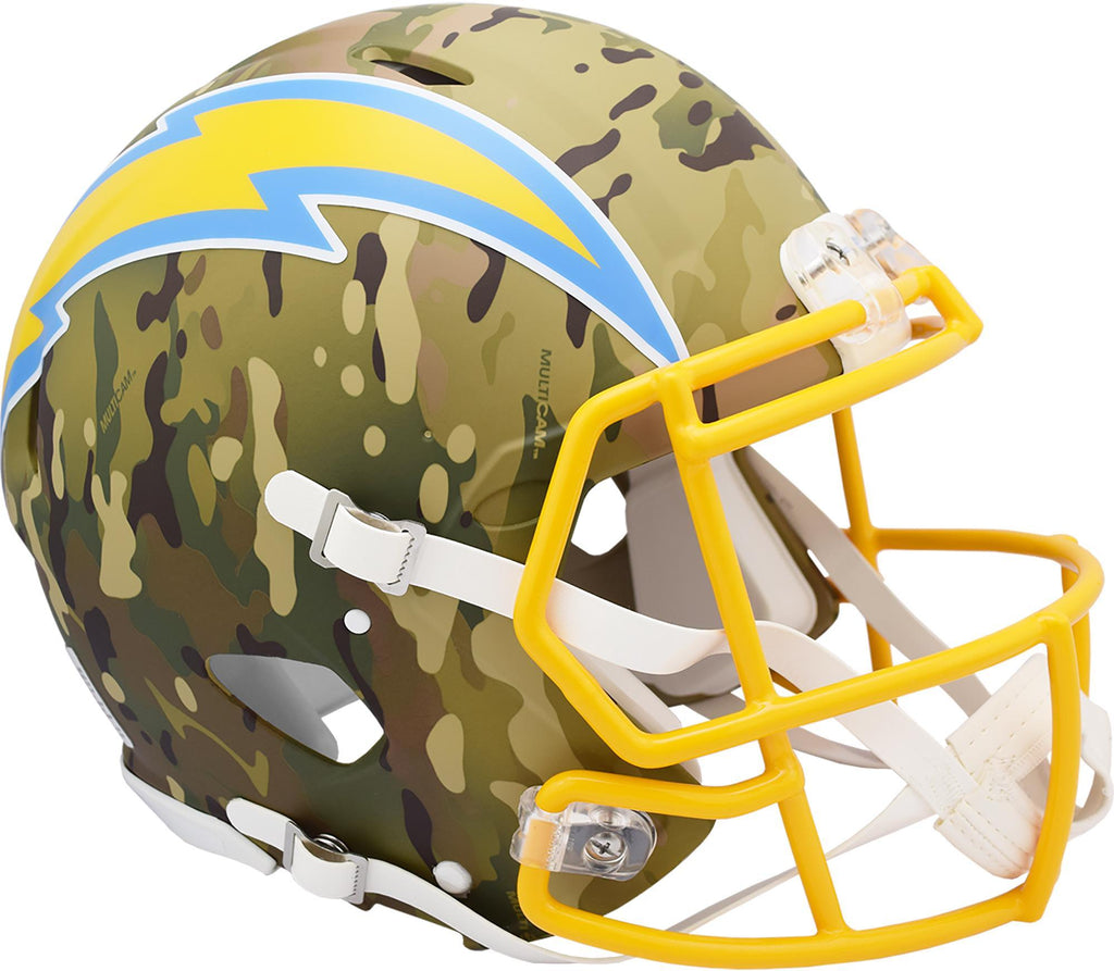 Riddell San Diego Chargers Camo Alternate Revolution Speed Authentic Football Helmet