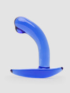 Lovehoney Sensual Glass Booty Buddy Butt Plug, Blue