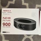 anker nebula cosmos 1080p projector bundle, android tv with stand / mount