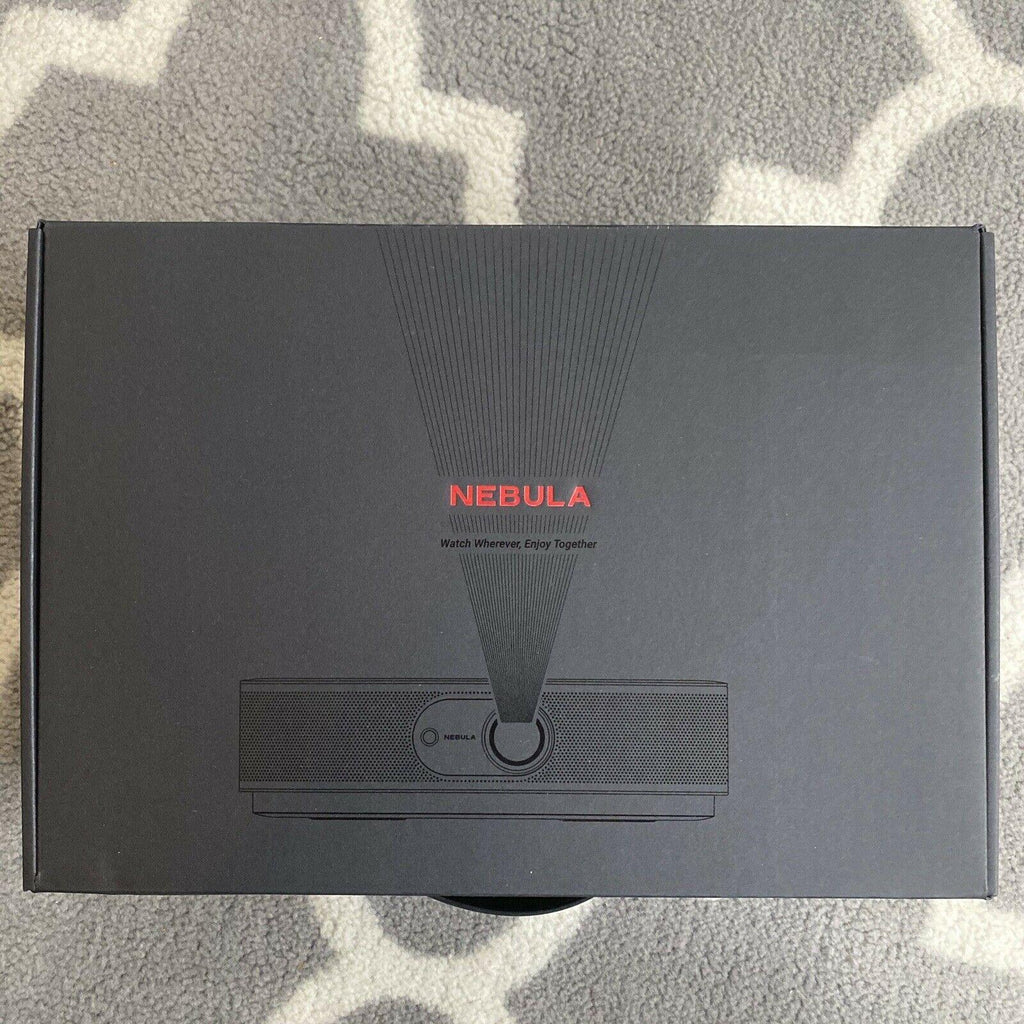 anker nebula cosmos 1080p projector bundle, android tv with stand / mount