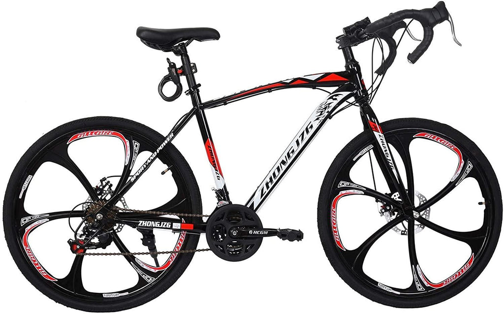 BESLUK Road Bike,21 Speed Disc Brakes, 700c Aluminum Full Suspension Road Bike for Mens/Womens