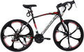 BESLUK Road Bike,21 Speed Disc Brakes, 700c Aluminum Full Suspension Road Bike for Mens/Womens