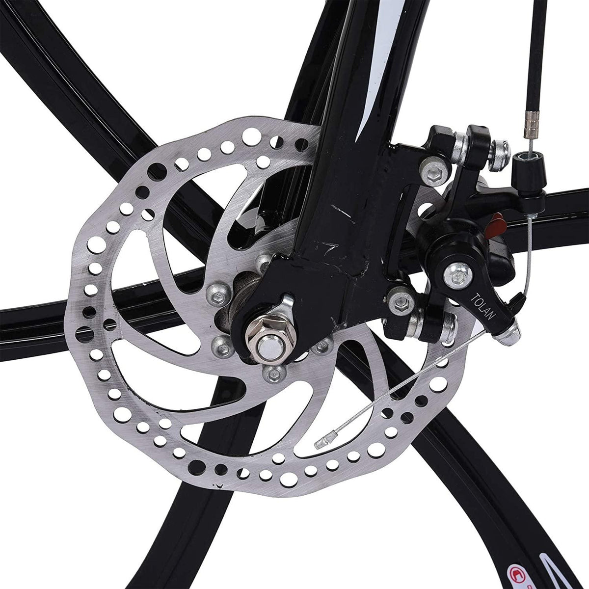 BESLUK Road Bike,21 Speed Disc Brakes, 700c Aluminum Full Suspension Road Bike for Mens/Womens