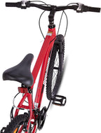 Huntaway 24 Inch Aluminium Frame Kids Mountain Bike,  21 Speeds Bike for Youth Red