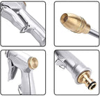 HMBB Garden Hose Nozzles, Upgraded Portable Expandable Water Hose Garden Watering Gun High Pressure Water Gun Nozzle and Hose Combination Kit Multi-Function for Car Wash Irrigation System