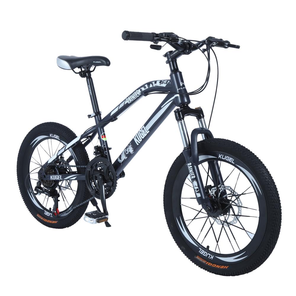 Kids Mountain 20 inch Bike, 21 Speed Mountain Bicycle Boy Bikes, Aluminum Mountain-style Frame Suspension Fork Disc Brakes, Mountain Bikes for Girls/ Boys