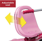 Radio Flyer 4-in-1 Stroll 'N Trike Pink, 19.88" x 35.04" x 40.75"