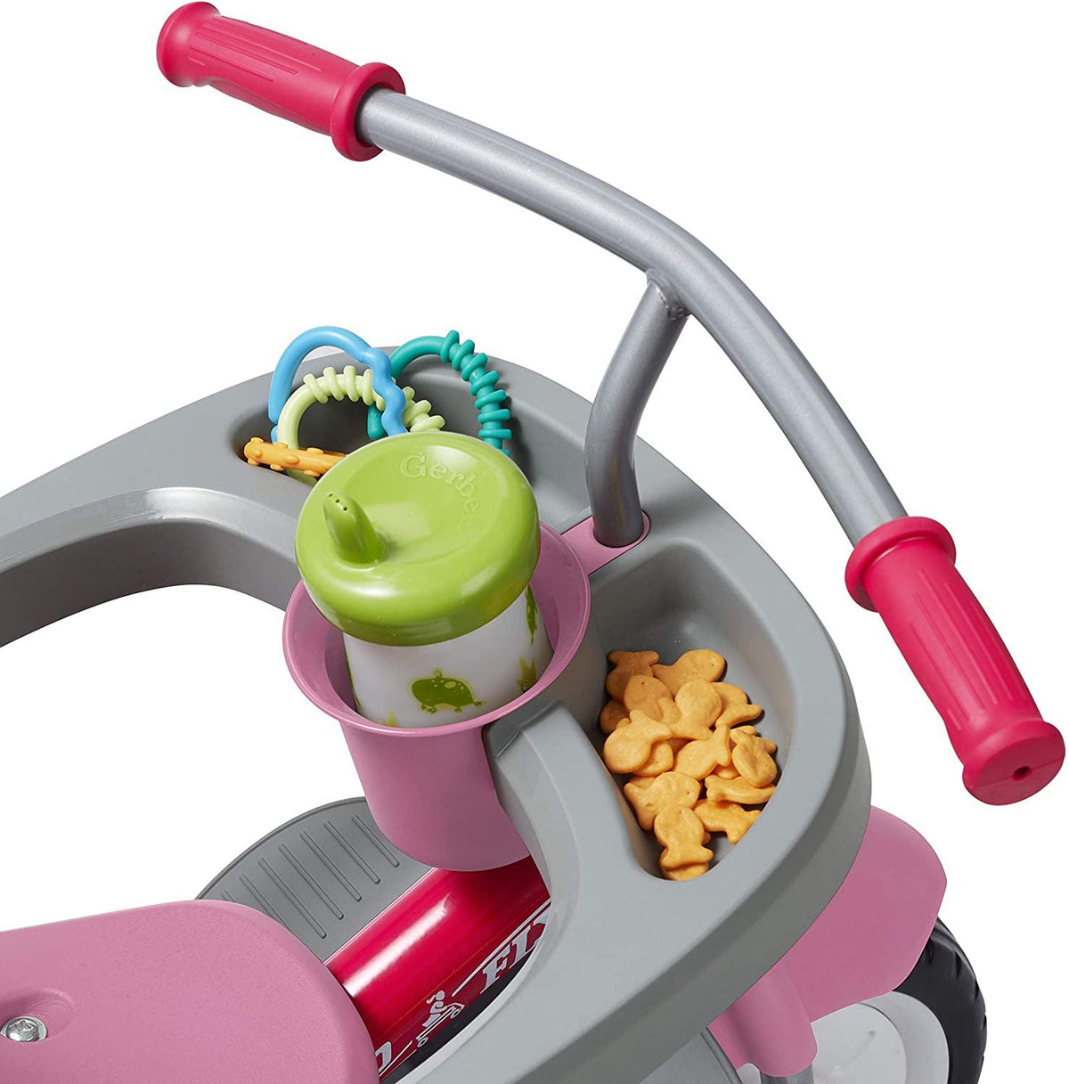 Radio Flyer 4-in-1 Stroll 'N Trike Pink, 19.88" x 35.04" x 40.75"