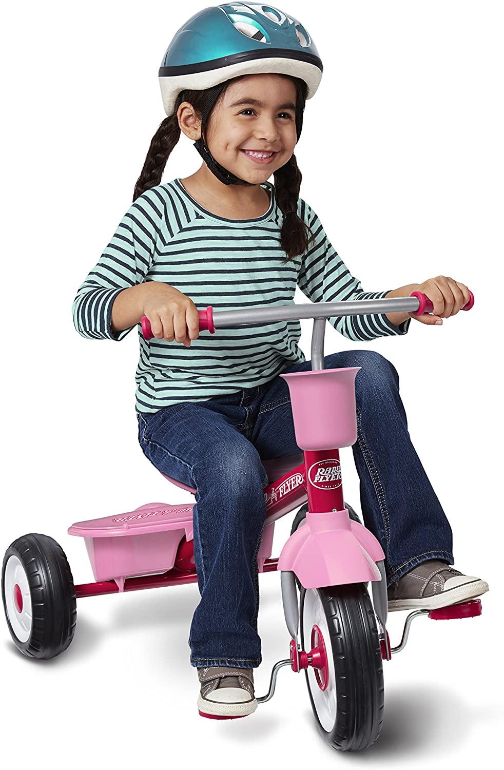 Radio Flyer 4-in-1 Stroll 'N Trike Pink, 19.88" x 35.04" x 40.75"