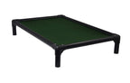 Kuranda Dog Bed - Chewproof - All Anodized Aluminum (Midnight Black) - Indoor/Outdoor - Elevated - Bite Proof - Easy to Clean - Dries ly - Heavy Duty Vinyl Fabric