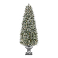 6 ft Sparkling Amelia Potted Christmas Tree