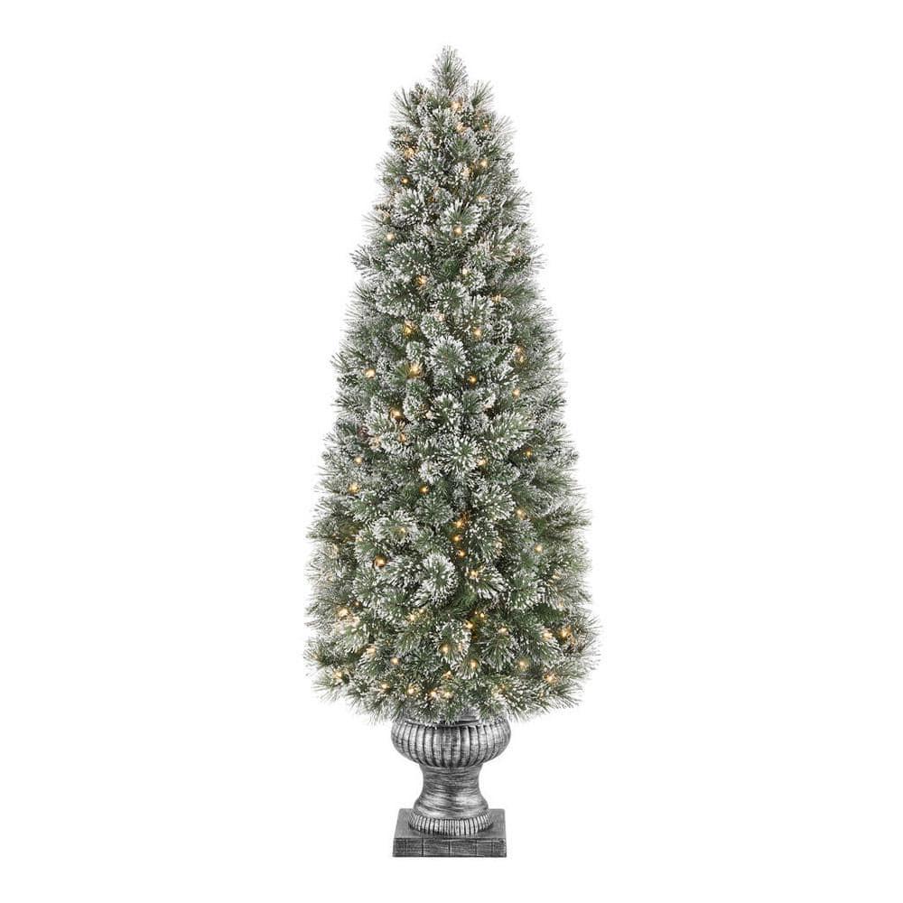 6 ft Sparkling Amelia Potted Christmas Tree