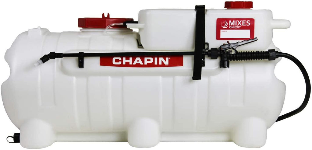 Chapin International 97561 Chapin Presents The First-Ever Clean-Tank ATV Spraying System, 25 Gallon Sprayer, Translucent