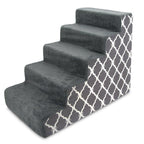 Best Pet Supplies Made in USA Pet Steps/Stairs with CertiPUR-US Certified Foam for Dogs &amp; Cats