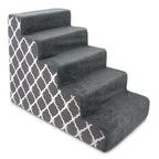 Best Pet Supplies Made in USA Pet Steps/Stairs with CertiPUR-US Certified Foam for Dogs &amp; Cats