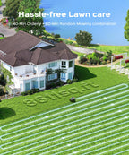 2026 M800Plus Robot Lawn Mower, GPS &amp; 3D Vision, with 32.8 ft Magnetic Stripe, Obstacle Avoidance, Auto-Charging, APP Control, Bow-Shaped Mowing for Lawns up to 8611 sq.ft (Deep Black)