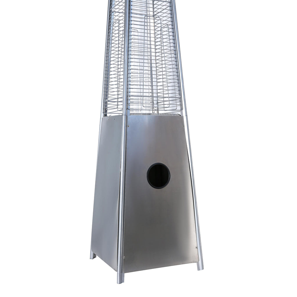 Clearance! Pulse ignition Iron Glass Tube Pyramid Outdoor 40000BUT Pyramid Flame Heater