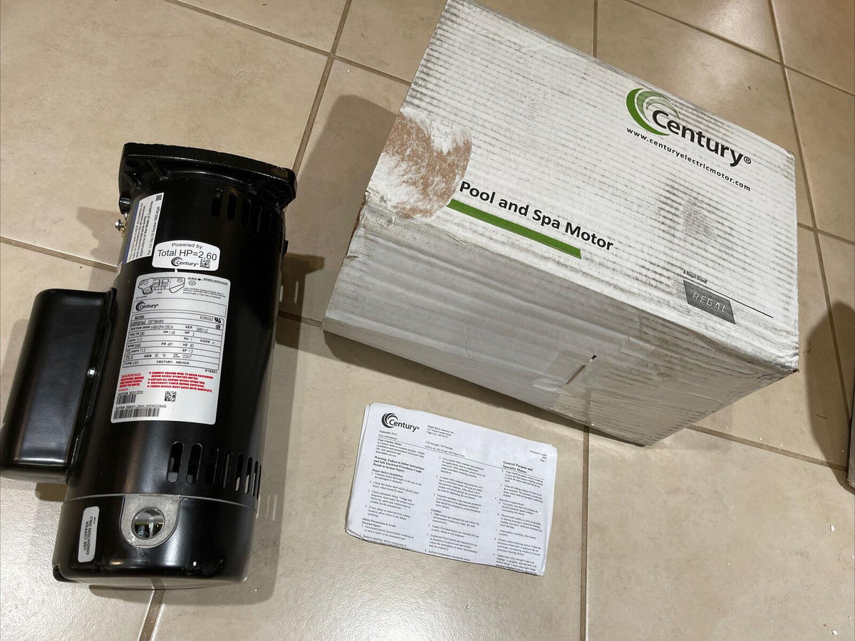 century sq1202 2 hp swimming pool pump 3460 rpm square flange mount new other