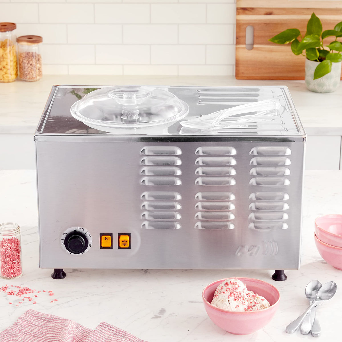 Pola 5030 Dessert Maker Silver, 2 Quart