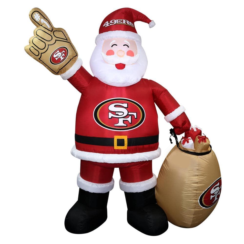 7 ft. San Francisco 49ers Santa Inflatable
