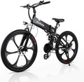 Electric Bikes for Adults,  26" 350W Folding Mountain Ebike Aluminum with 10AH Removable Battery, Electric Bicycle with Power Assist, 21 Speed Gears