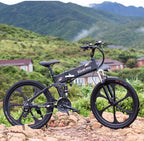 Electric Bikes for Adults,  26" 350W Folding Mountain Ebike Aluminum with 10AH Removable Battery, Electric Bicycle with Power Assist, 21 Speed Gears