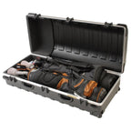 SKB Cases Double ATA Standard Hard Plastic StoraWheeled Golf Bag Travel Case