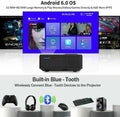 full hd led projector wireless blue-tooth android 1080p video hdmi office ppt tv