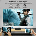 full hd led projector wireless blue-tooth android 1080p video hdmi office ppt tv