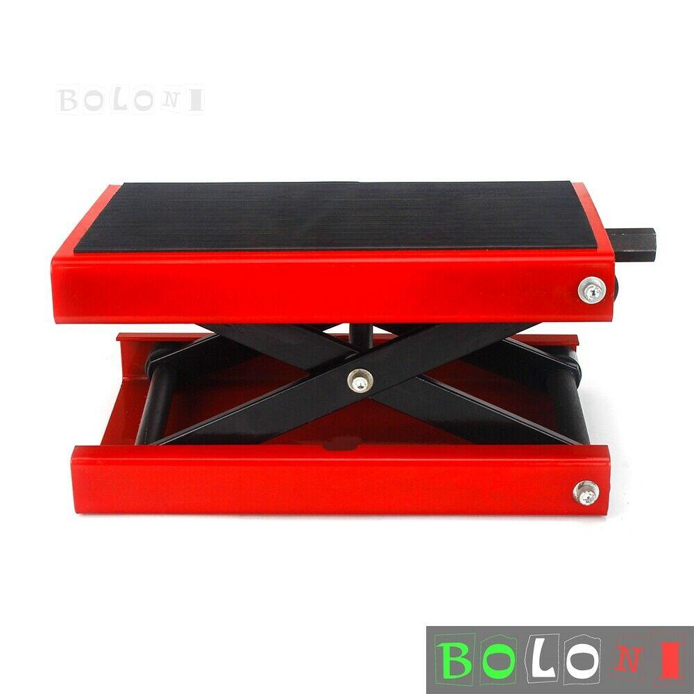 1100LBS Scissor Jack Center Lift Crank Repair Stand For Honda Suzuki Cruiser ATV
