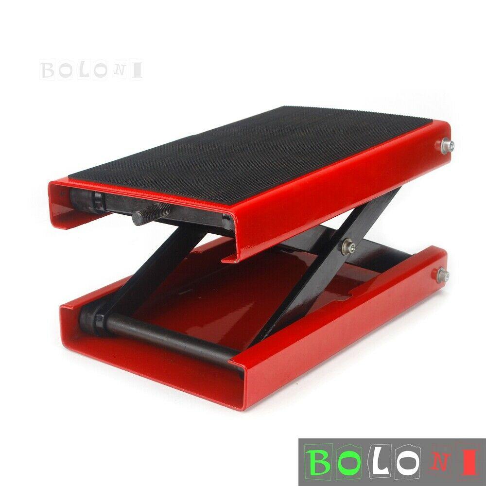 1100LBS Scissor Jack Center Lift Crank Repair Stand For Honda Suzuki Cruiser ATV