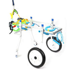 Pet Wheelchair Four Wheel Pet Assisted Walk Car Aluminium Alloy Disabled Dog Wheelchair L Size Pet Hind Leg Reha Assisted Walk Wheelchair