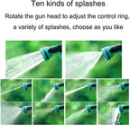 CMH HTTJDY Outdoor Portable Water Pipe Storage Rack, Garden Watering Hose Reel Rack with Adjustable Shower Nozzle, No Installation Required, Suitable for Small Gardens and Courtyard Lawns