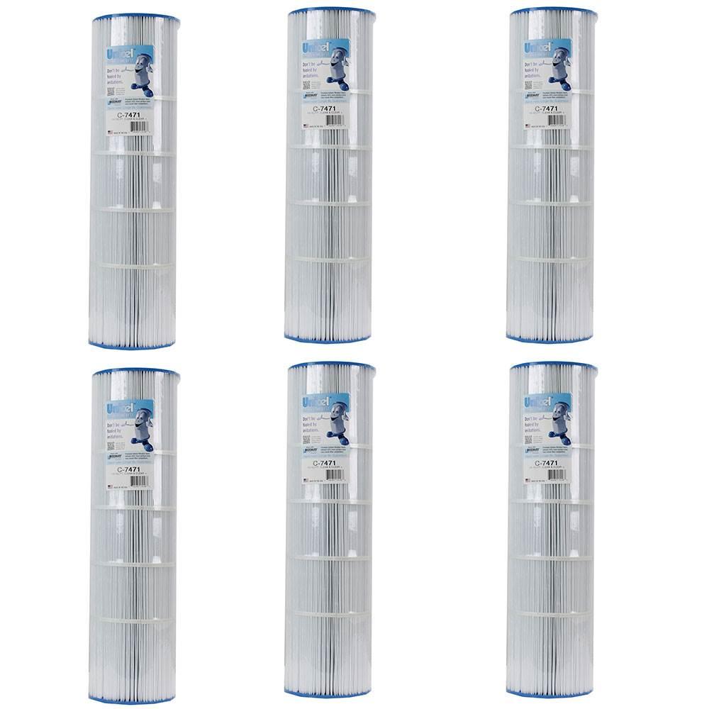 unicel clean &amp; clear plus replacement cartridge filter c-7471 pcc (6 pack)