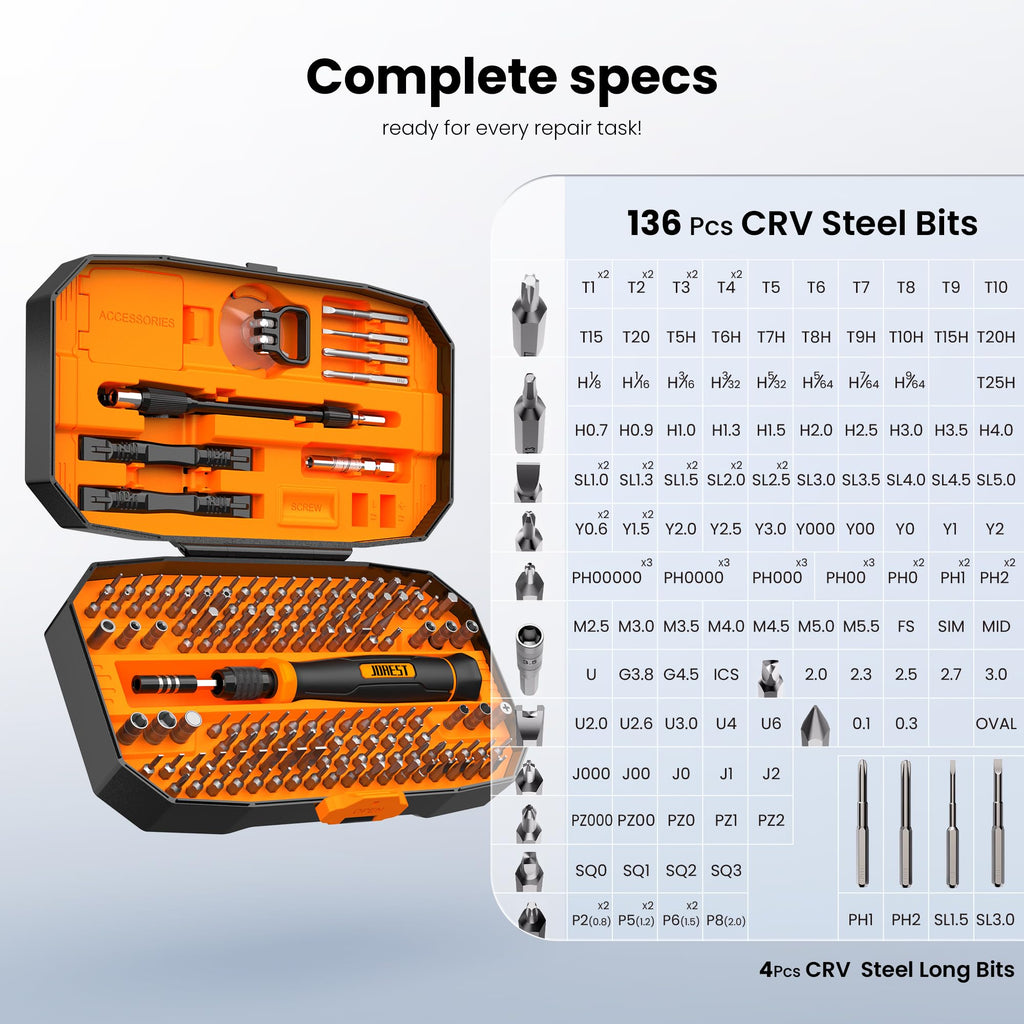 152 in 1 Precision Screwdriver Set, Tool Gifts for Men, Mini Repair Tool Kit for Electronics, Macbook, Laptop, PC, RC, PS5, , Jewelers, XBOX, Glasses
