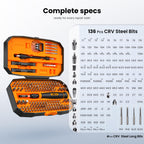 152 in 1 Precision Screwdriver Set, Tool Gifts for Men, Mini Repair Tool Kit for Electronics, Macbook, Laptop, PC, RC, PS5, , Jewelers, XBOX, Glasses