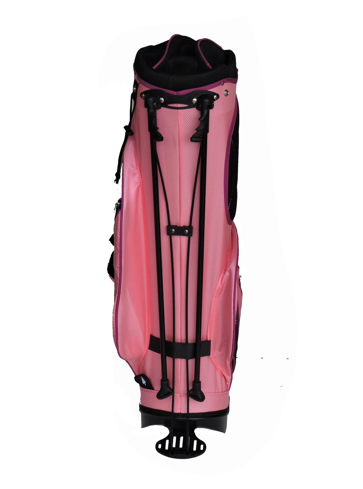 Sephlin - Lady Women Ultra Lite Pink Golf Bag (34" Stand Tall) (Salmon Pink &amp; White)